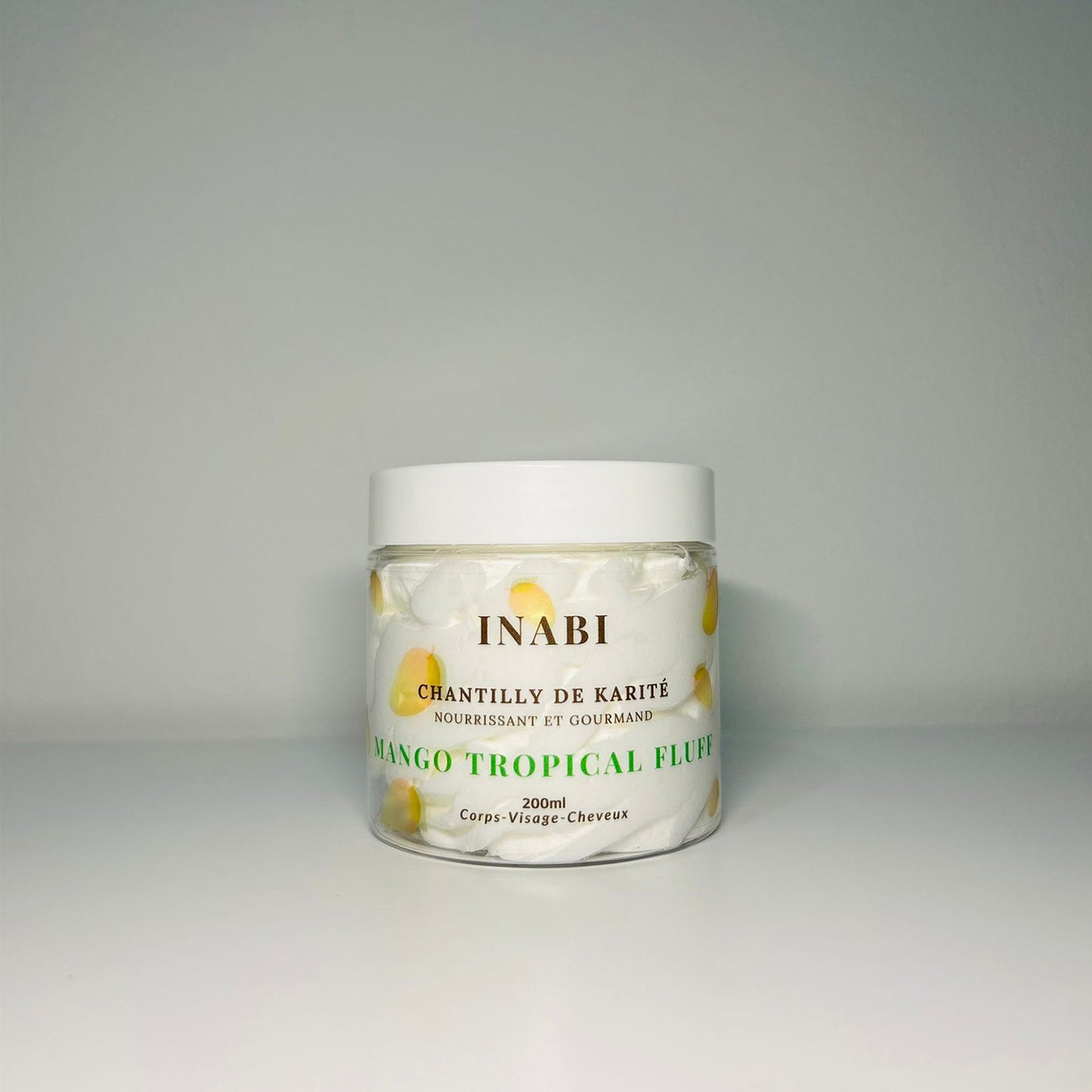 🥠Mango Tropical Fluff – Chantilly Karité Visage, Corps & Cheveux – 200 ml