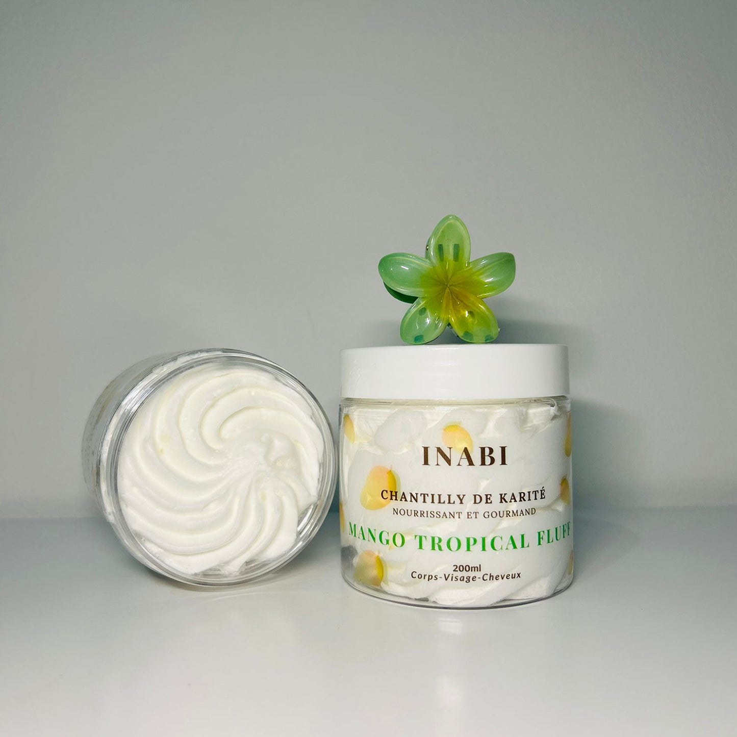 🥠Mango Tropical Fluff – Chantilly Karité Visage, Corps & Cheveux – 200 ml